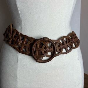 Hollister Brown Woven Belt